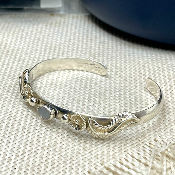 Jewelry - Vintage 90s Sterling Silver Handmade Cuff Bracelet – Florida Keys Design